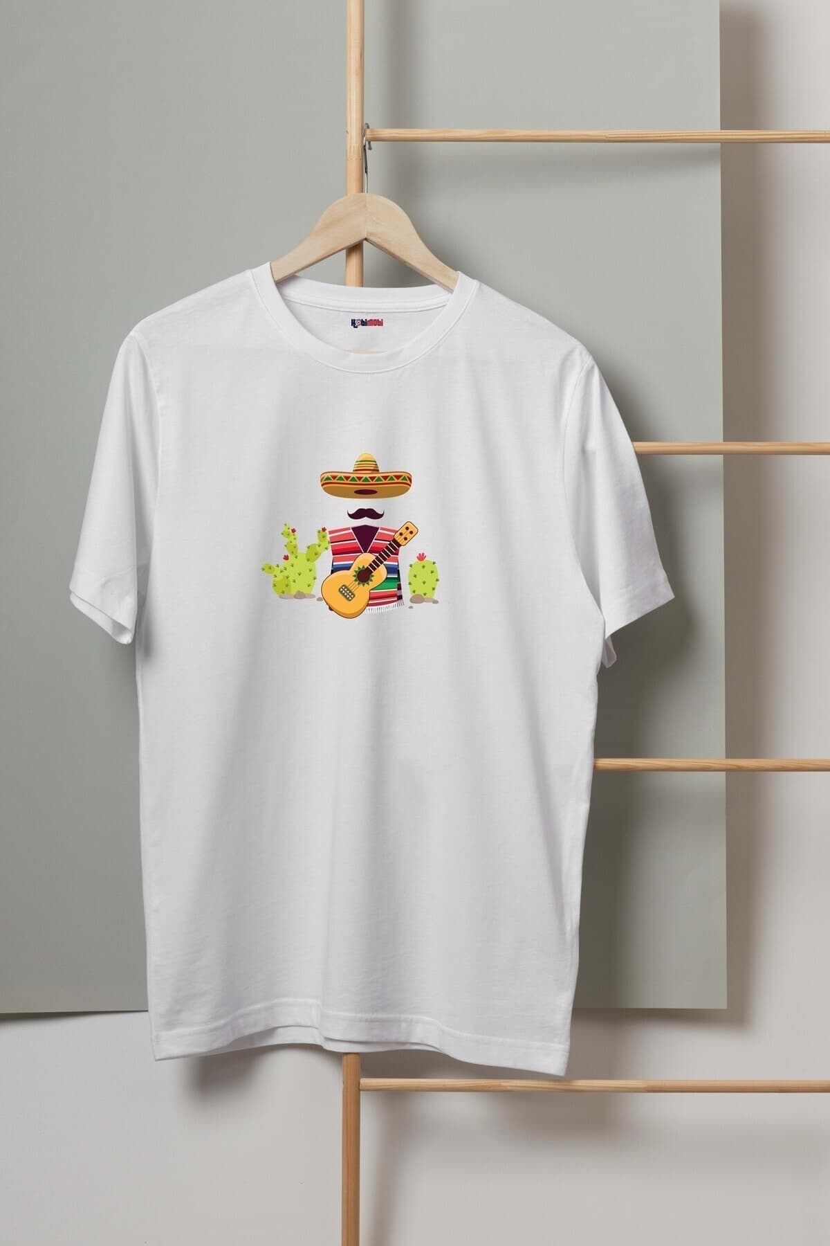 Meksika Konsept Tasarım Baskılı Kadın Tshirt - M