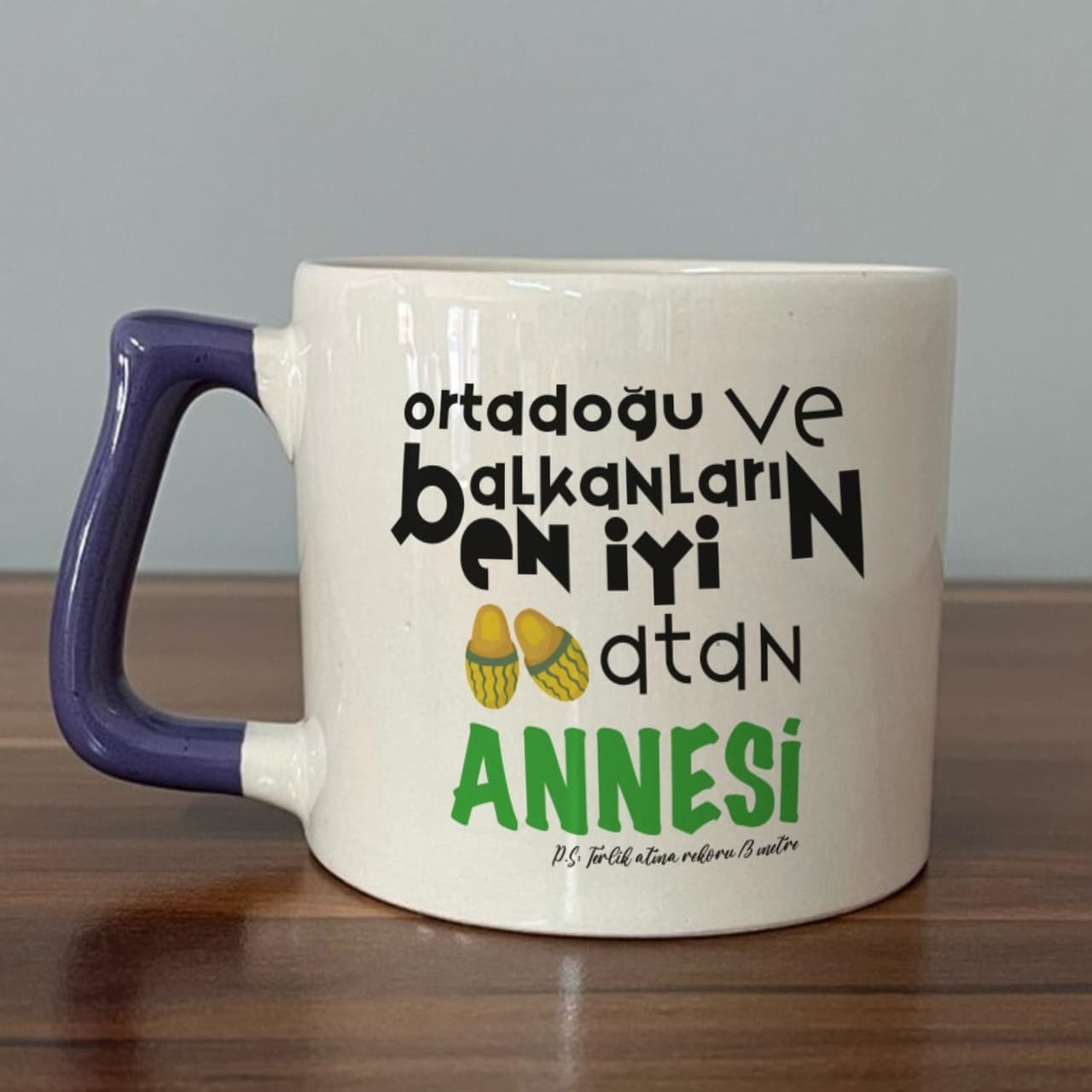 Ortadoğu Ve Balkanları En İyi Baskılı Mor Kulplu Prime Kupa