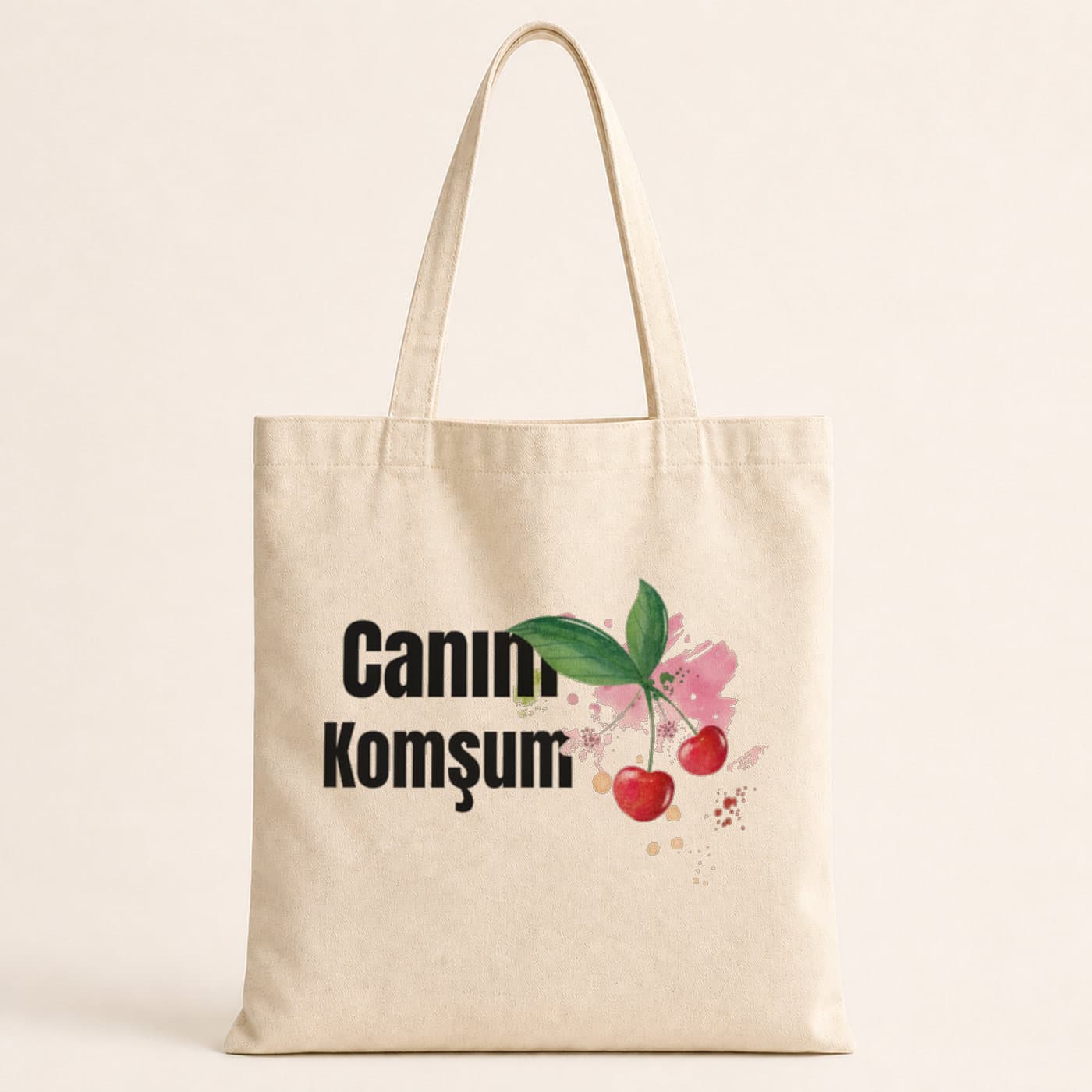 Canım Komşum Baskılı Bez Çanta