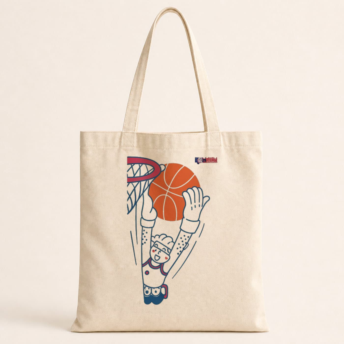 Basket Smaç Tasarım Baskılı Bez Çanta