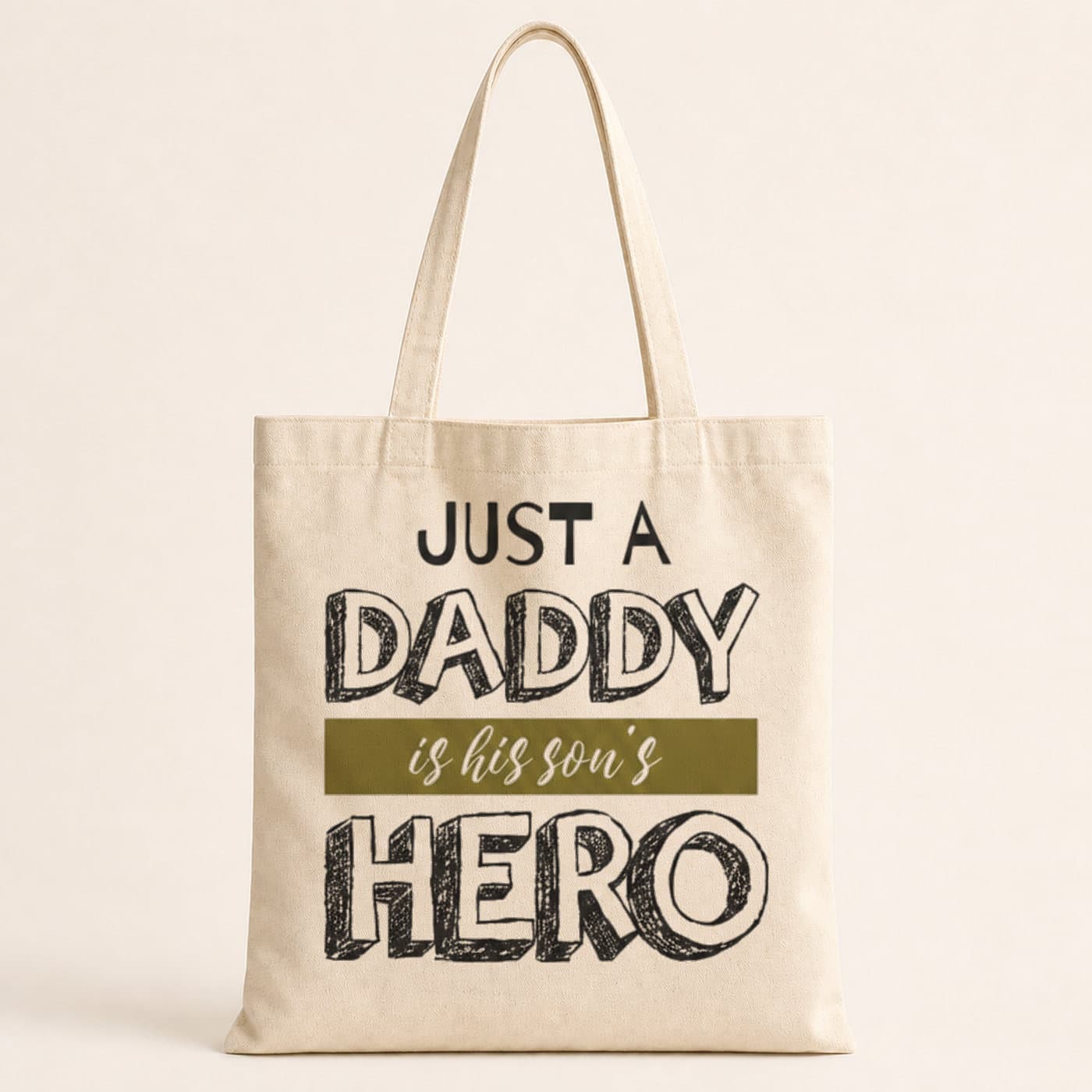 Son S Daddy Baskılı Bez Çanta