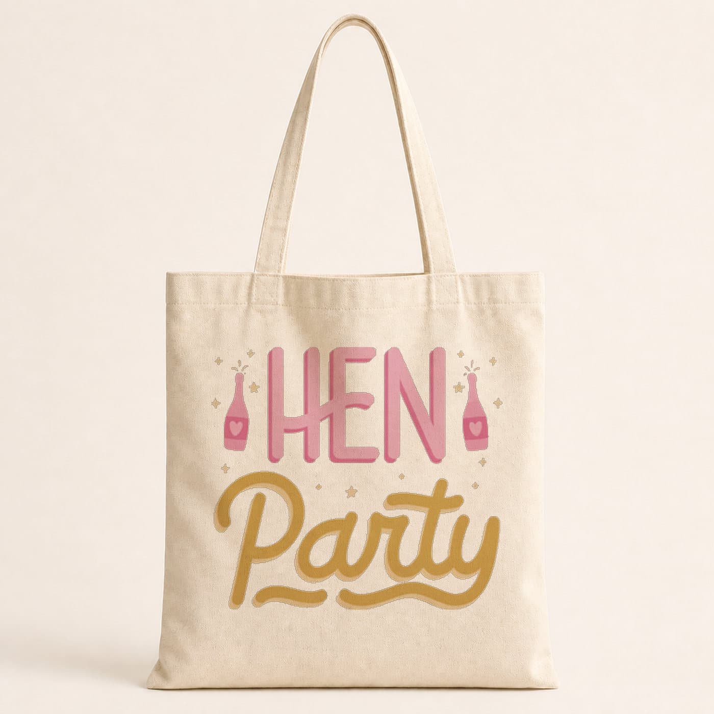 Hen Party Yazı Baskılı Bez Çanta