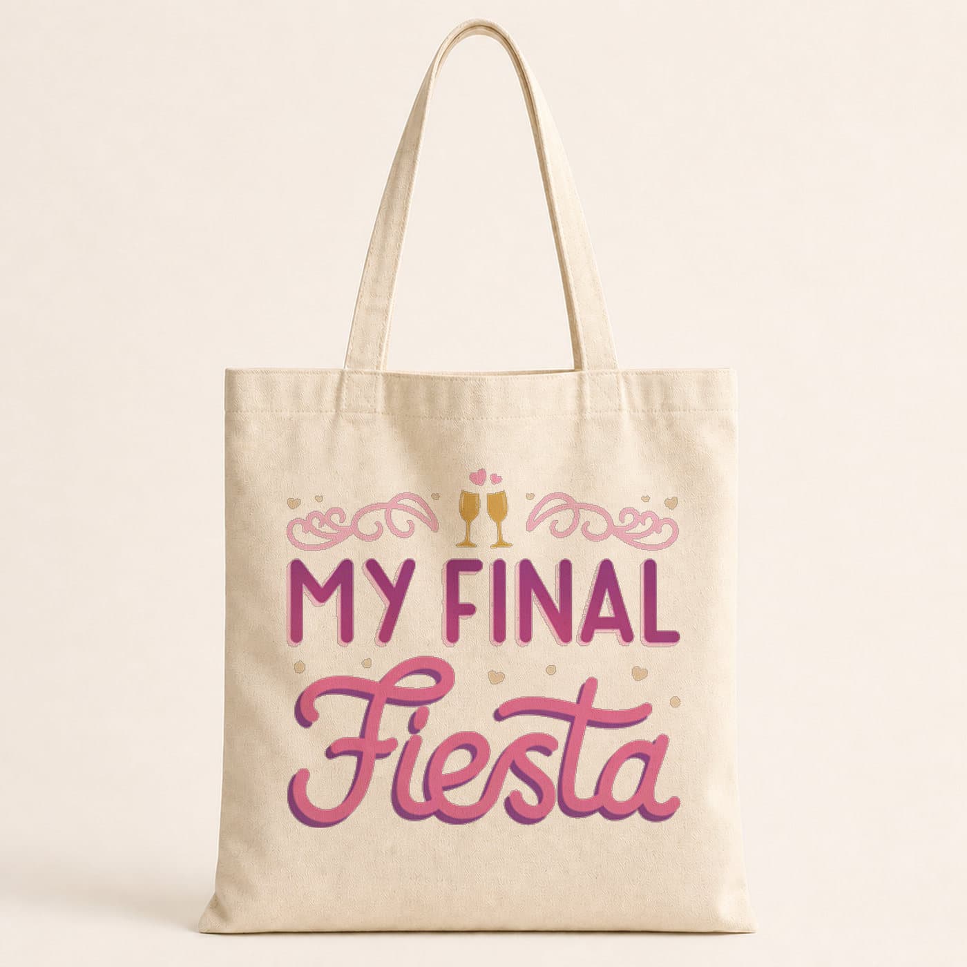 My Final Fiesta Yazı Baskılı Bez Çanta
