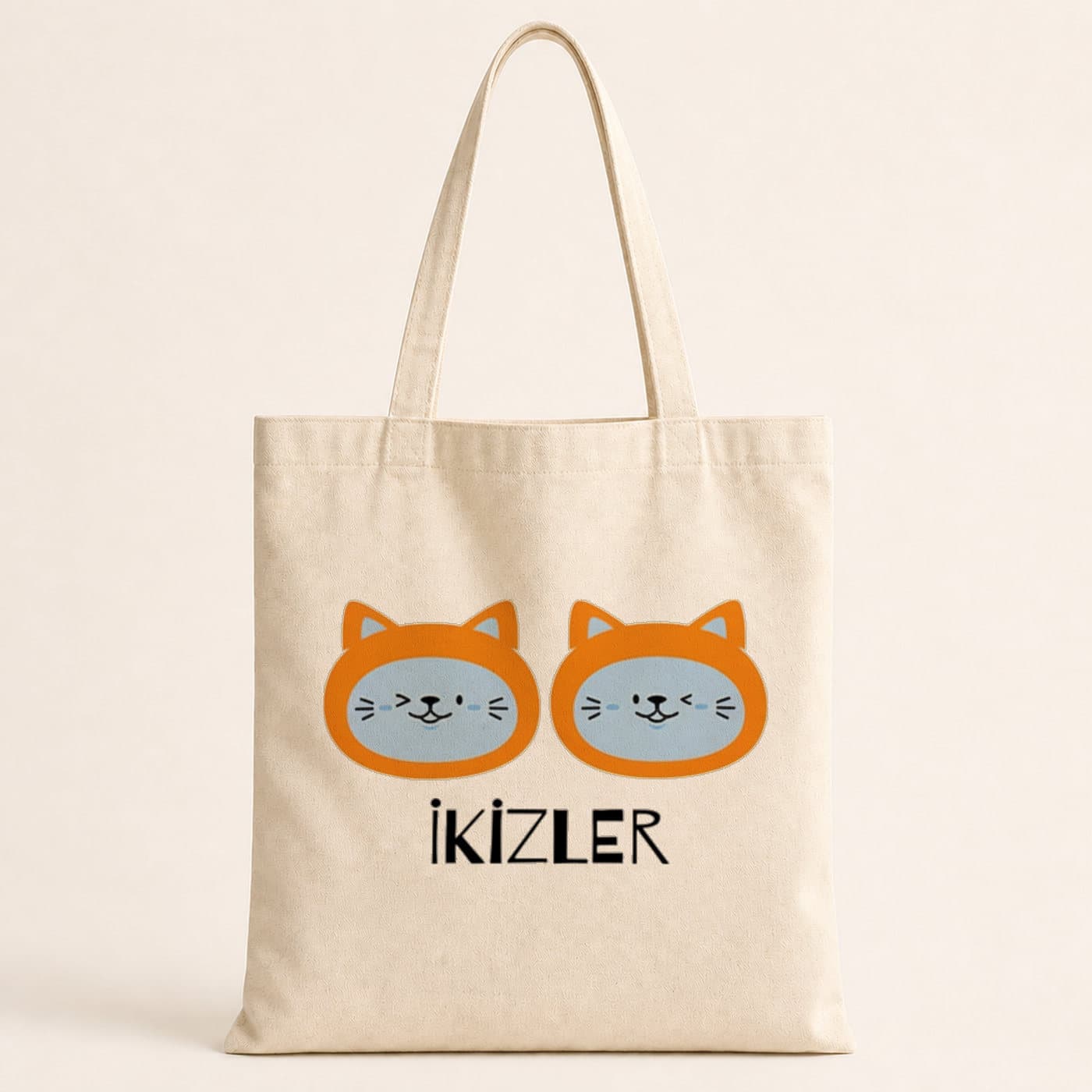 Ikizler Burcu Ve Onla Alakalı Komik Açıklama Baskılı Bez Çanta