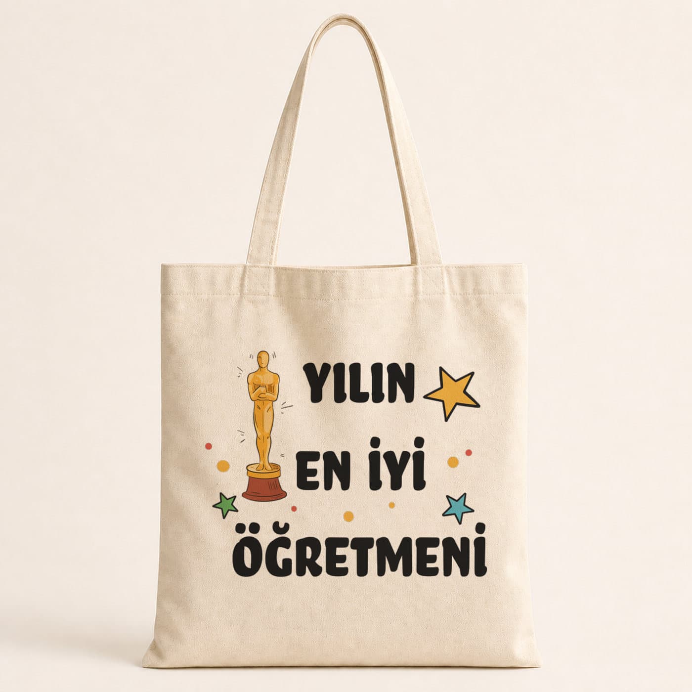Yılın En İyi Öğretmeni Baskılı Bez Çanta