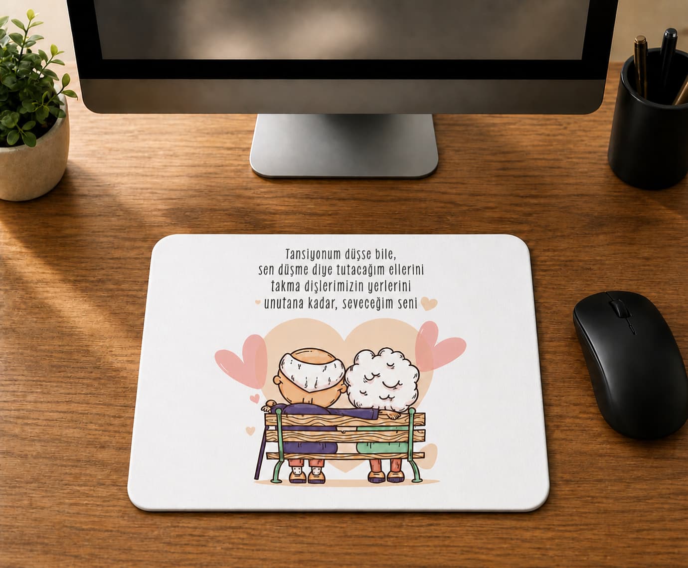 Tansiyonum Düşse Bile - BASKILI MOUSE PAD