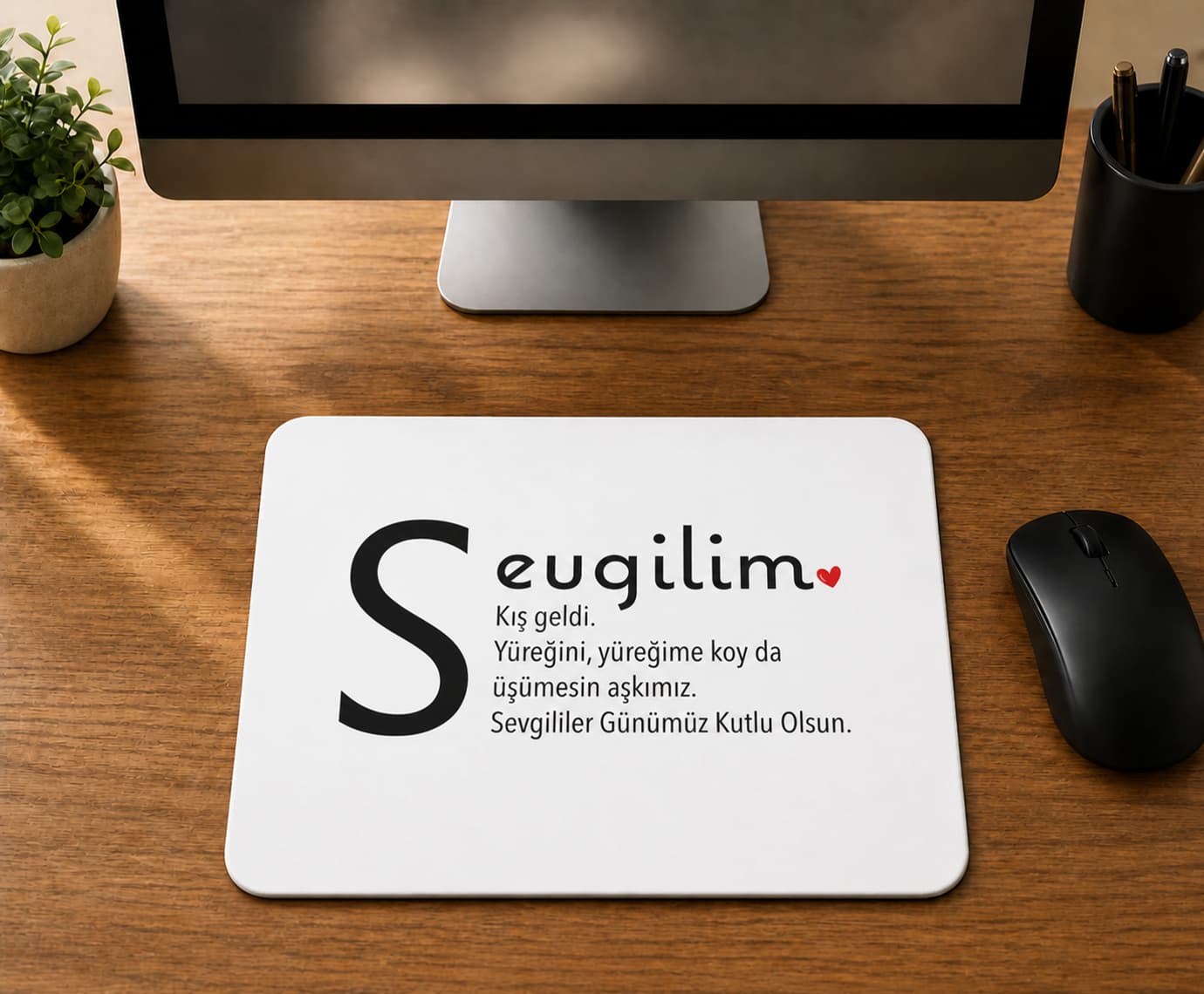 Sevgilim - BASKILI MOUSE PAD