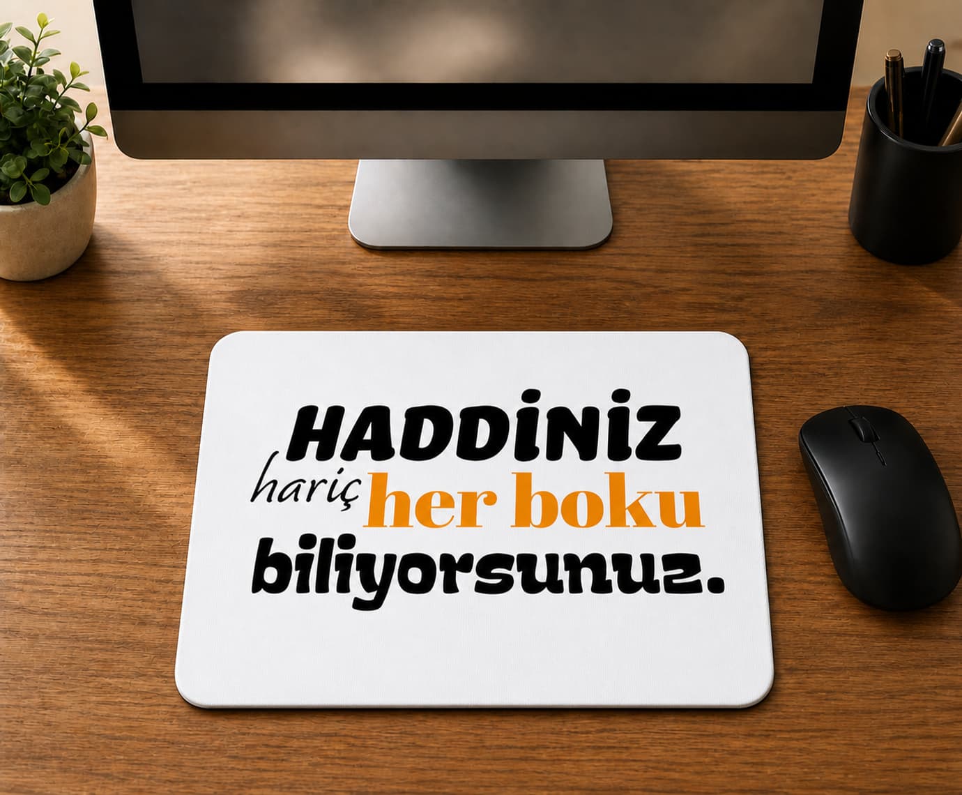 Hiçlik Sembolü - BASKILI MOUSE PAD