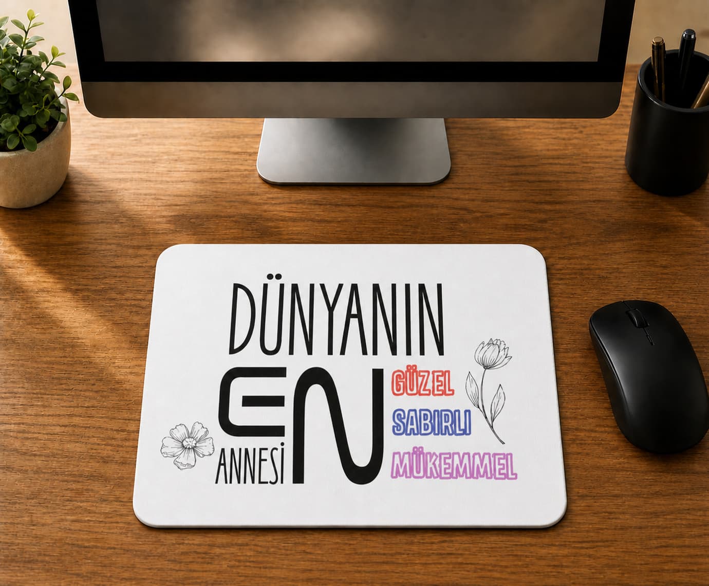 Dünyanın En Annesi - BASKILI MOUSE PAD
