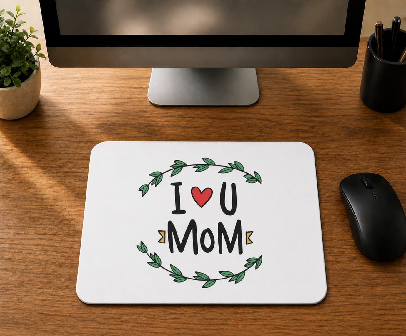 I Love You Mom - BASKILI MOUSE PAD