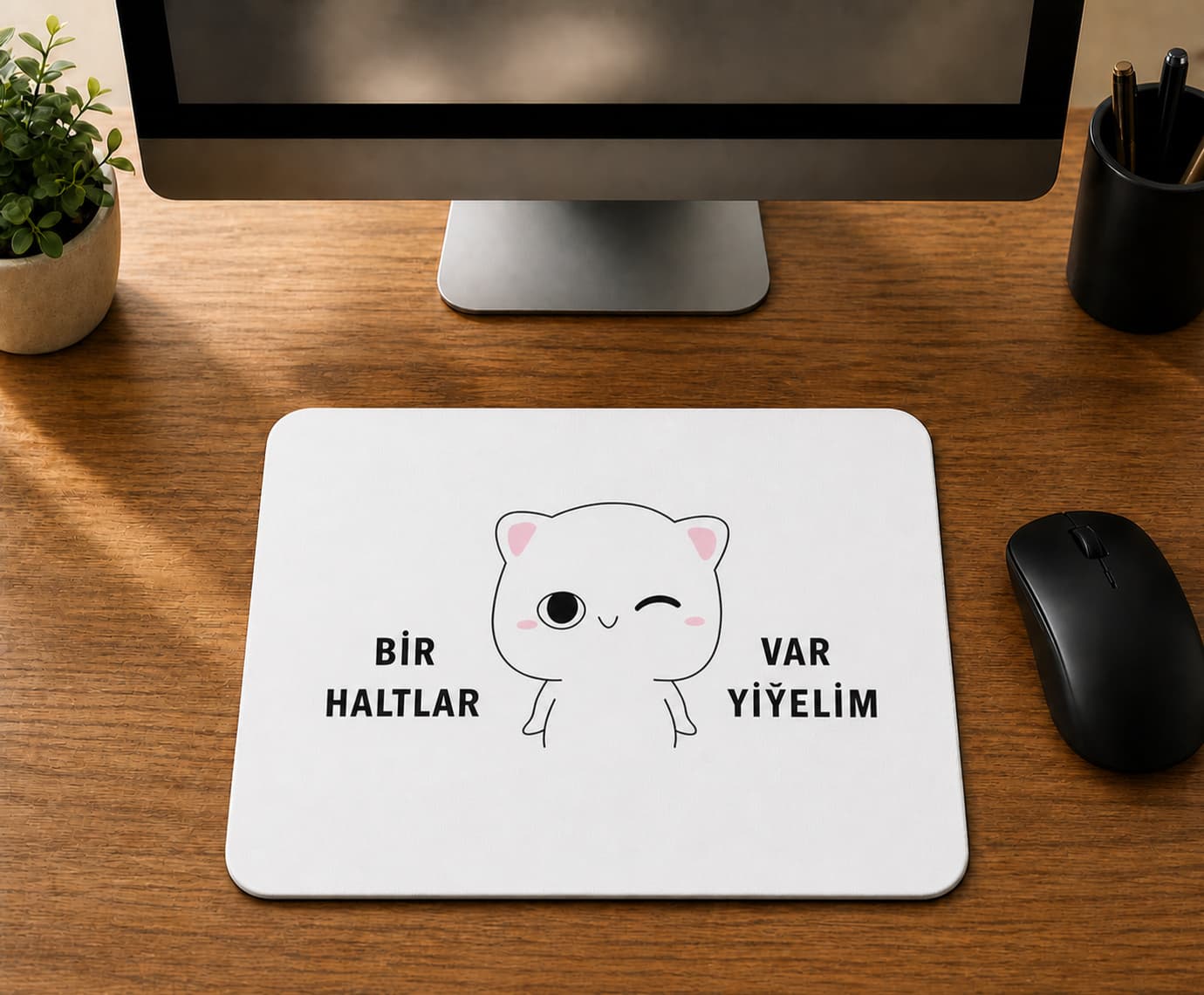 Ruh Hali Serisi Komik Yazılı - BASKILI MOUSE PAD