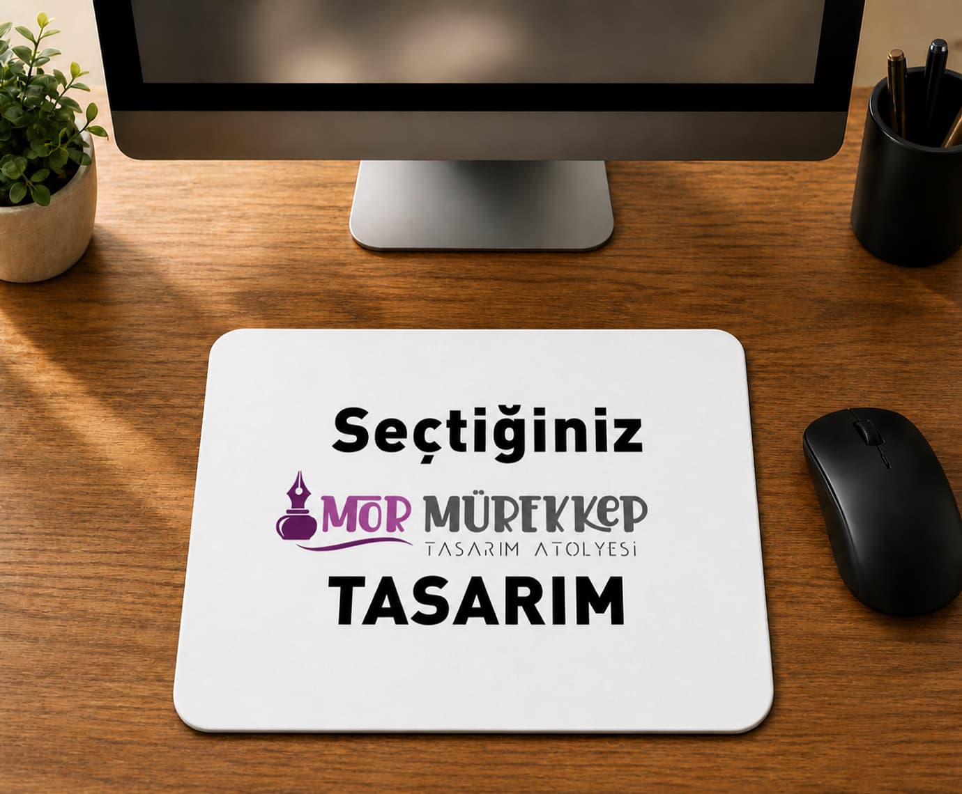 Seçtiğin Mor Mürekkep - BASKILI MOUSE PAD