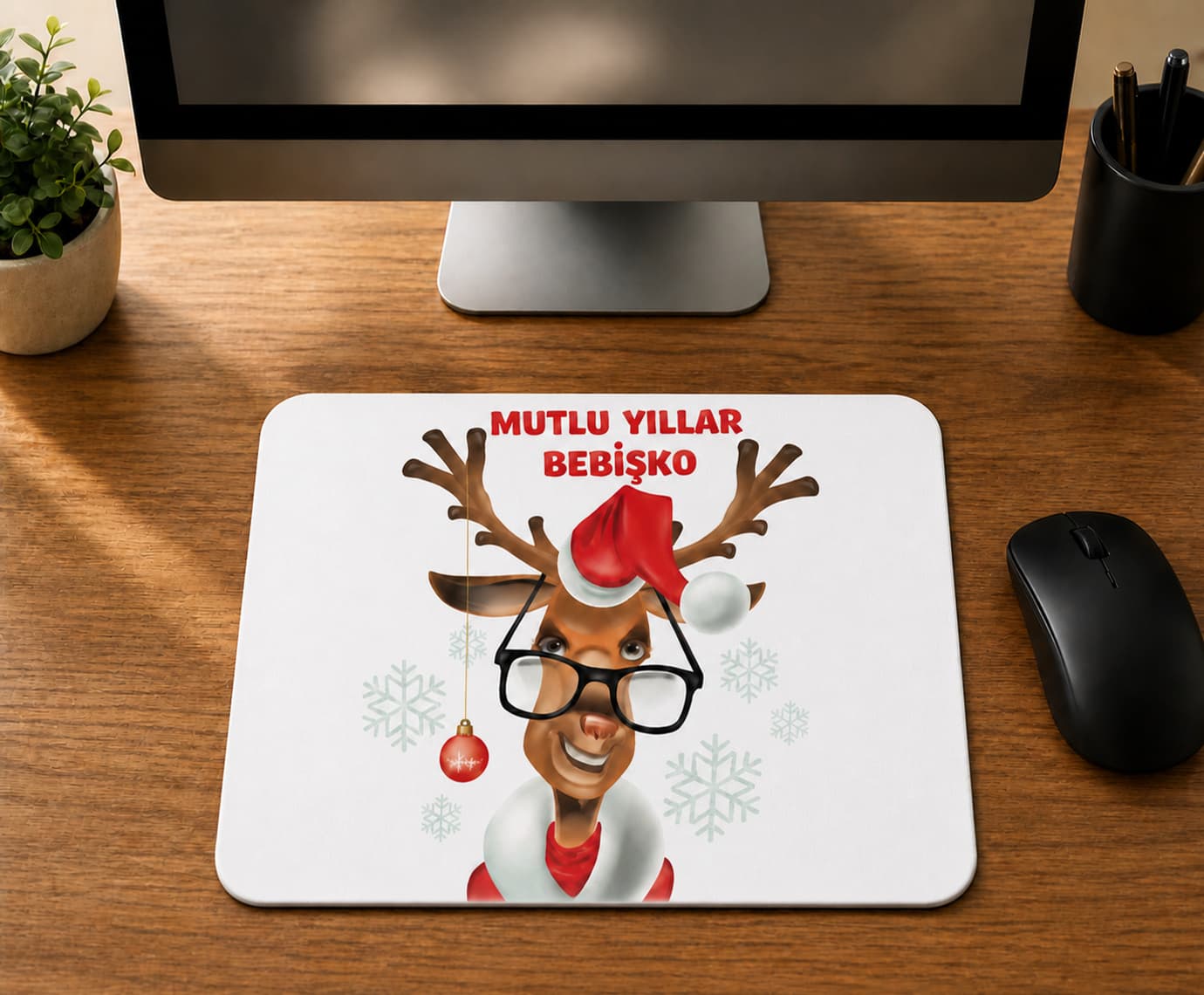 Mutlu Yıllar Bebişko - BASKILI MOUSE PAD