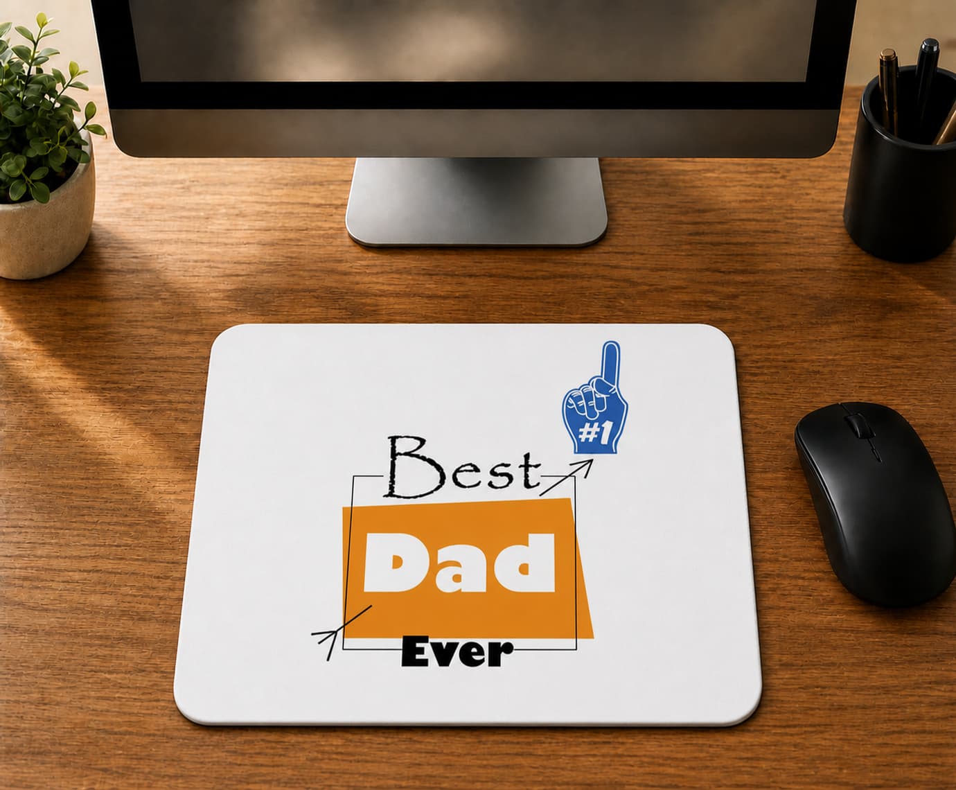 Best Dad #1 - BASKILI MOUSE PAD