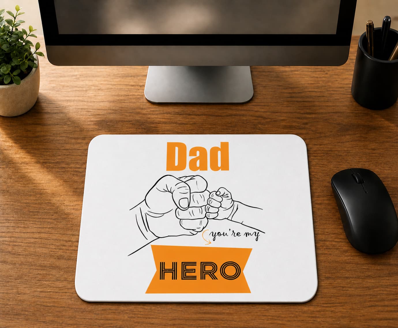Dad Hero - BASKILI MOUSE PAD
