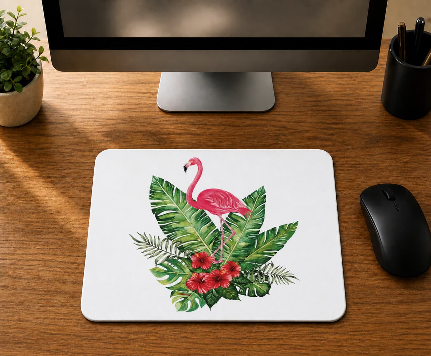 Flamingo - BASKILI MOUSE PAD
