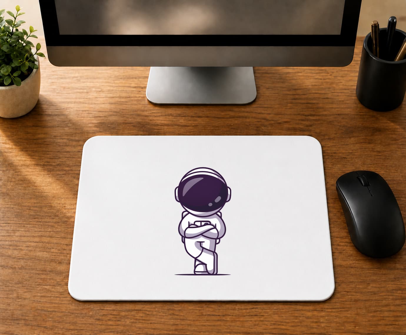 Astronot Pozu Tasarım - BASKILI MOUSE PAD