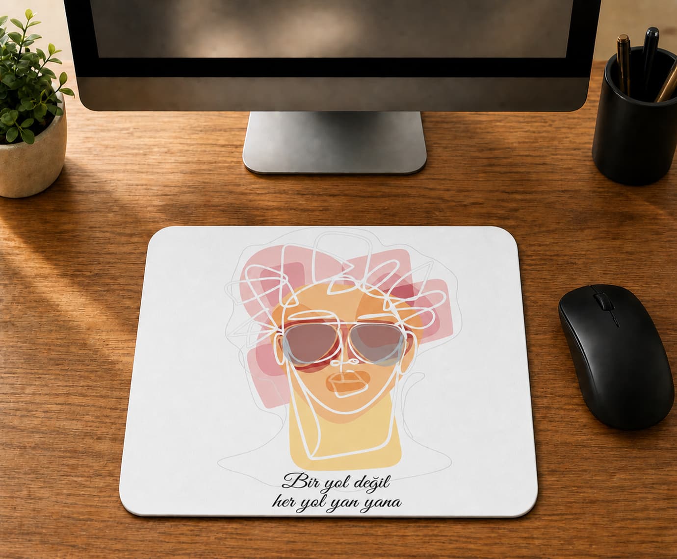 Kafası Karışık Tasarım - BASKILI MOUSE PAD