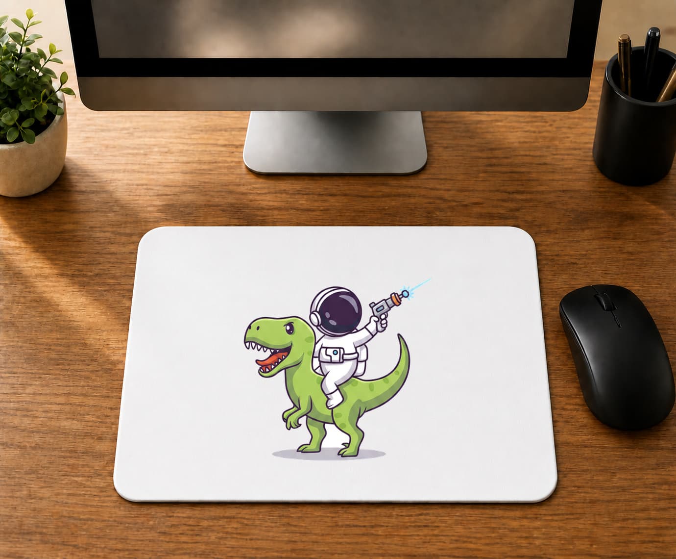 Dinazorlu Astronot Tasarım - BASKILI MOUSE PAD