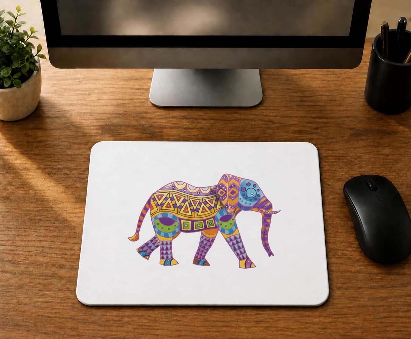 Yürüyen Fil - BASKILI MOUSE PAD