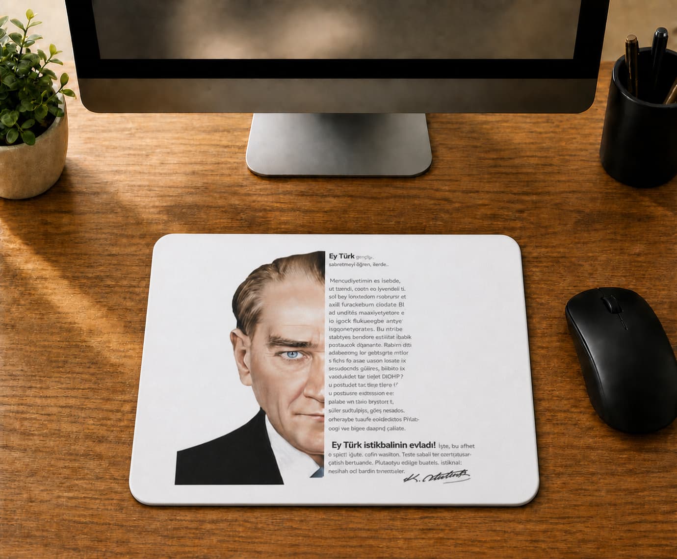 Atatürk - BASKILI MOUSE PAD