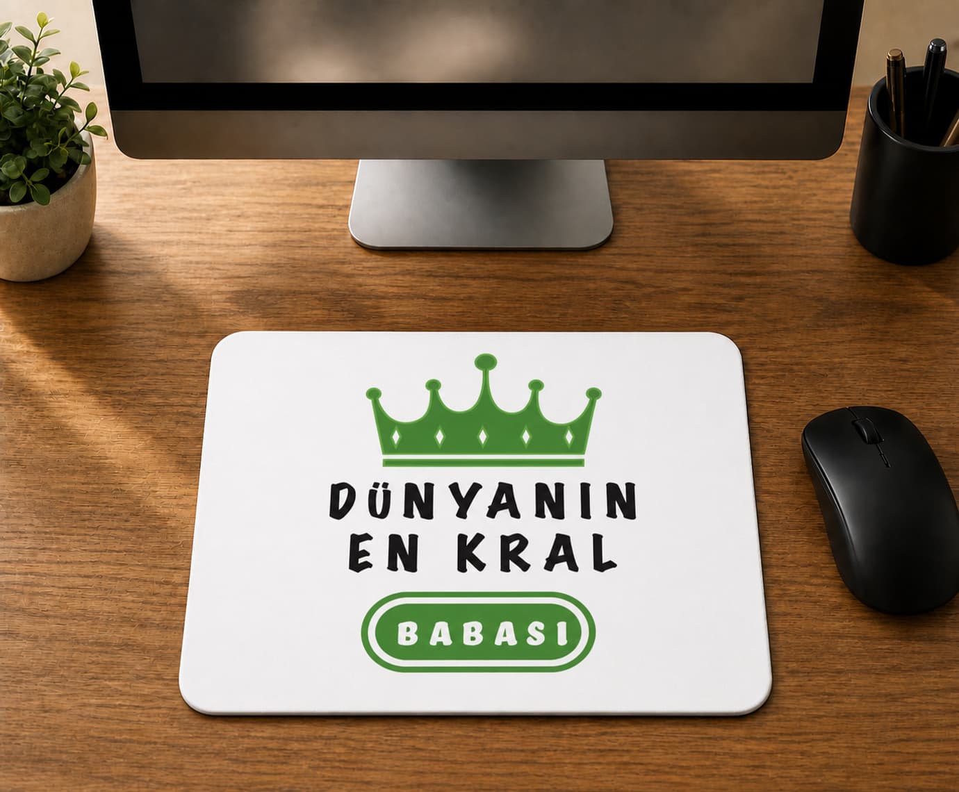 Dünyanın En Kral Babası - BASKILI MOUSE PAD