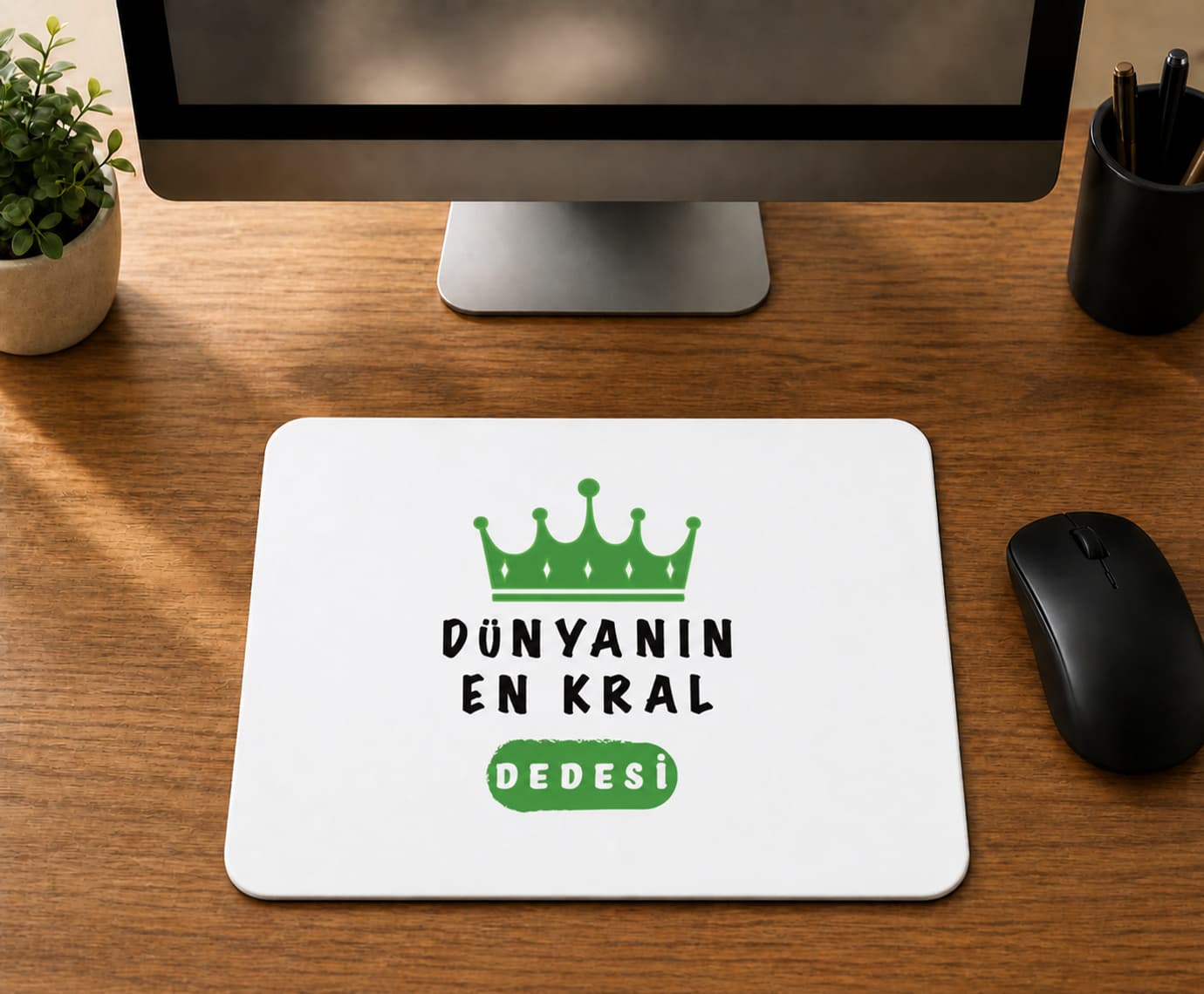 Dünyanın En Kral Dedesi - BASKILI MOUSE PAD
