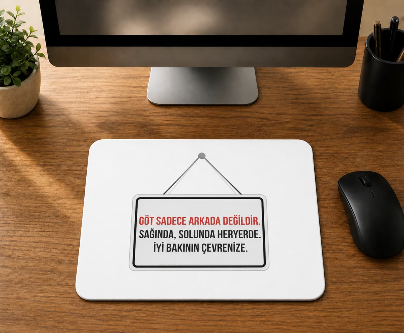 Göt Sadece Arkada Değildir - BASKILI MOUSE PAD