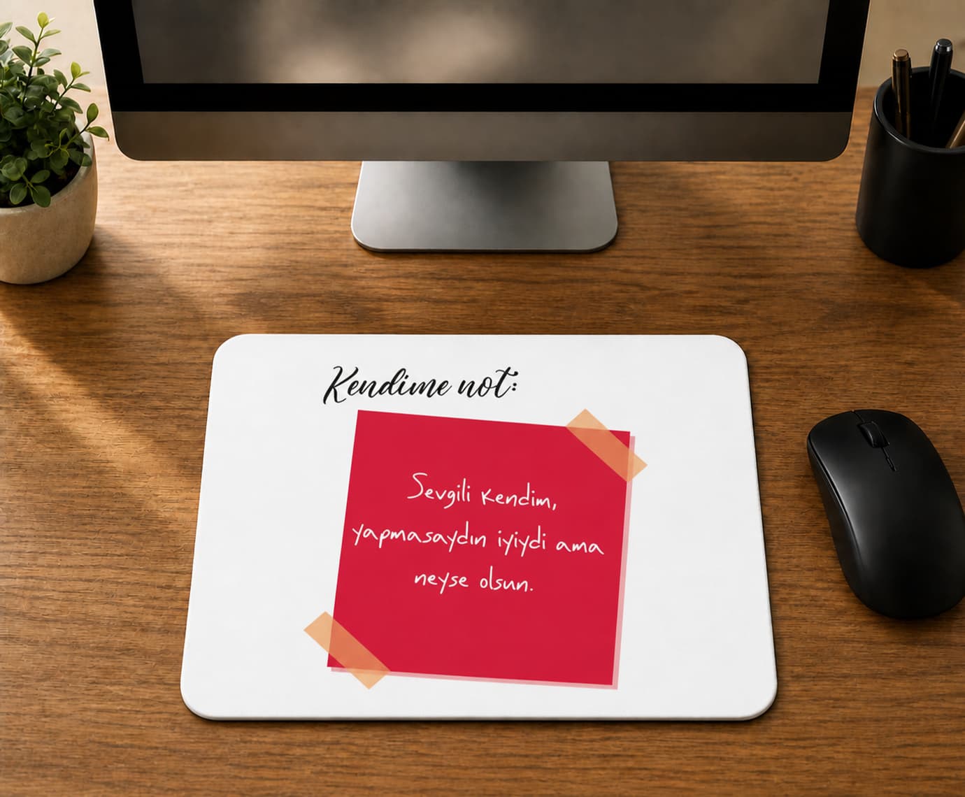 Ayy Ben Gülerim - BASKILI MOUSE PAD