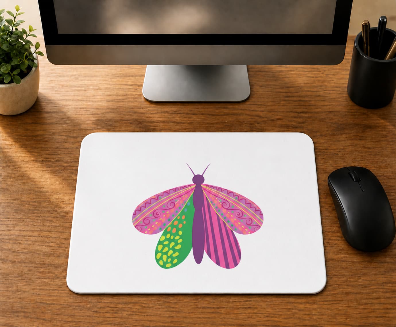 Kelebek - BASKILI MOUSE PAD