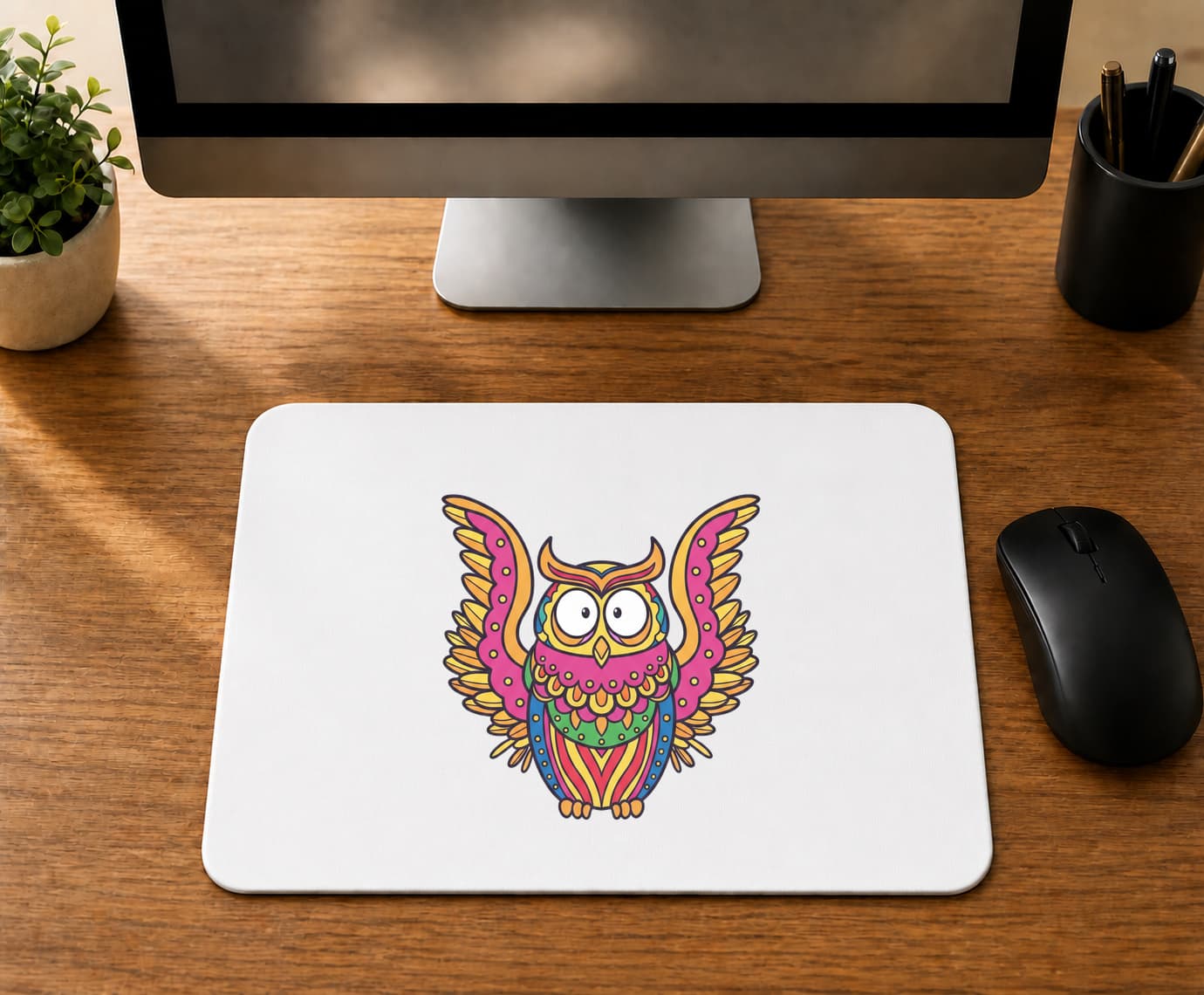 Uçan Baykuş - BASKILI MOUSE PAD