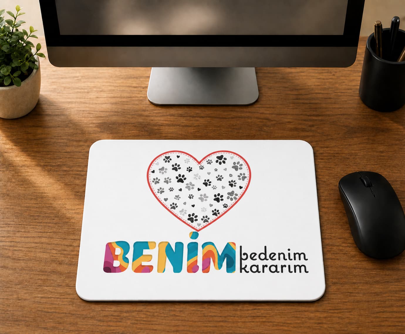 Kalp Tasarım - BASKILI MOUSE PAD