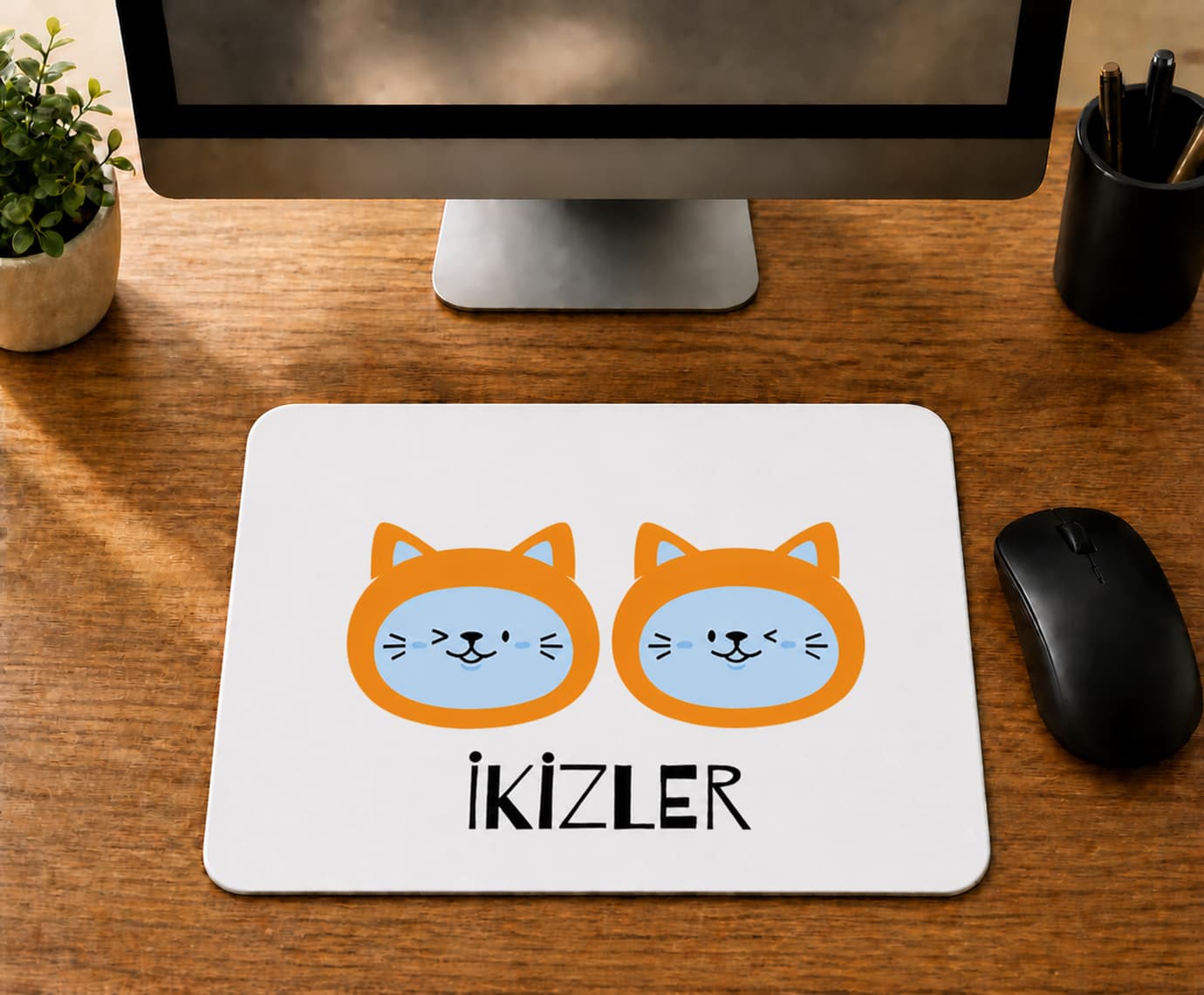 Ikizler Burcu Ve Onla Alakalı Komik Açıklama - BASKILI MOUSE PAD