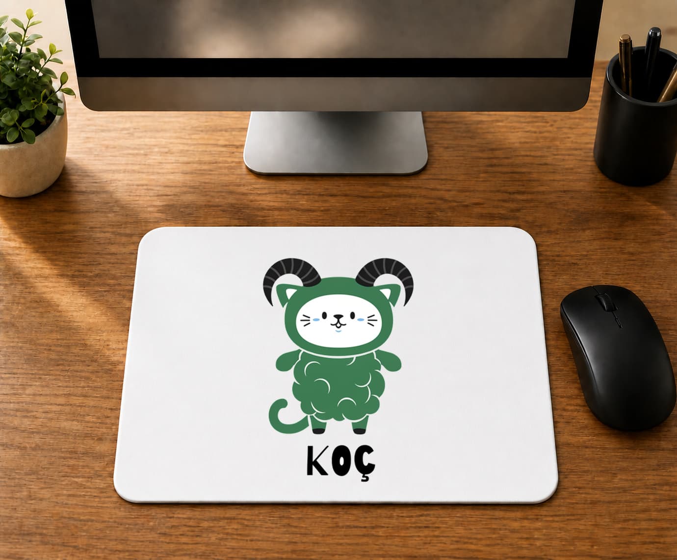 Koç Burcu Ve Onla Alakalı Komik Açıklama - BASKILI MOUSE PAD