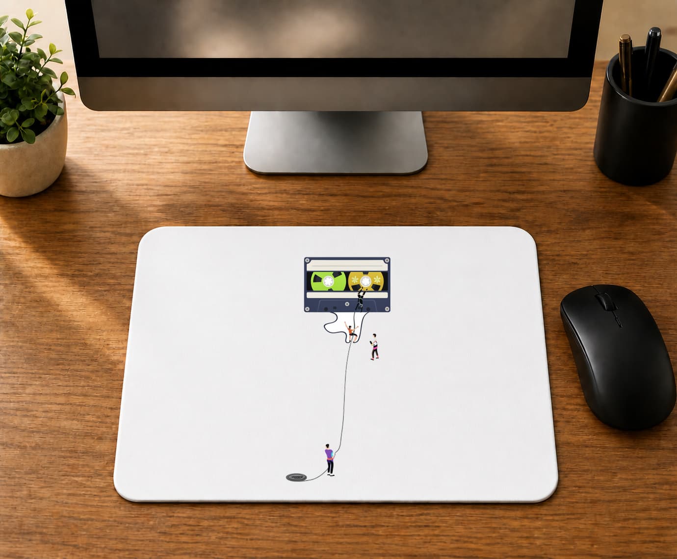 Nostalji Kaset Tasarım - BASKILI MOUSE PAD