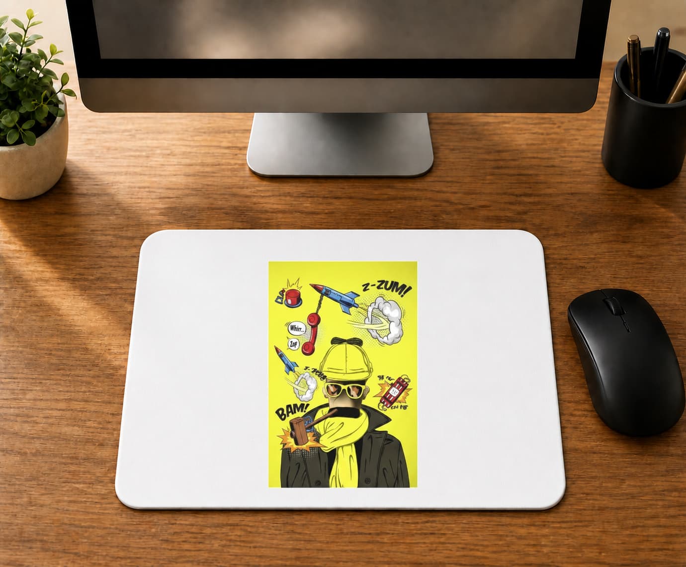 You Boom Ön Arka Tasarım - BASKILI MOUSE PAD