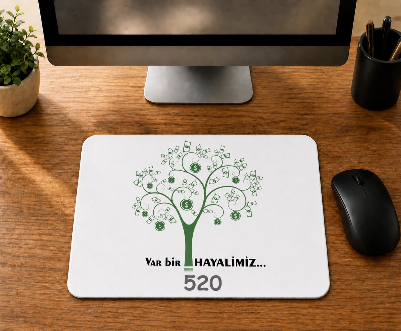 Para Ağacı - BASKILI MOUSE PAD