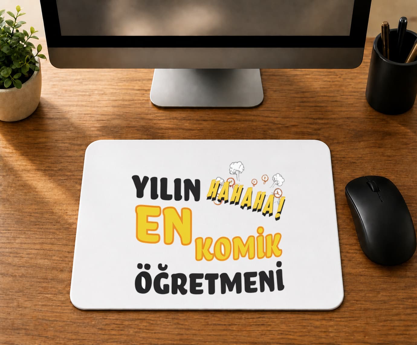 Yılın En Komik Öğretmeni - BASKILI MOUSE PAD