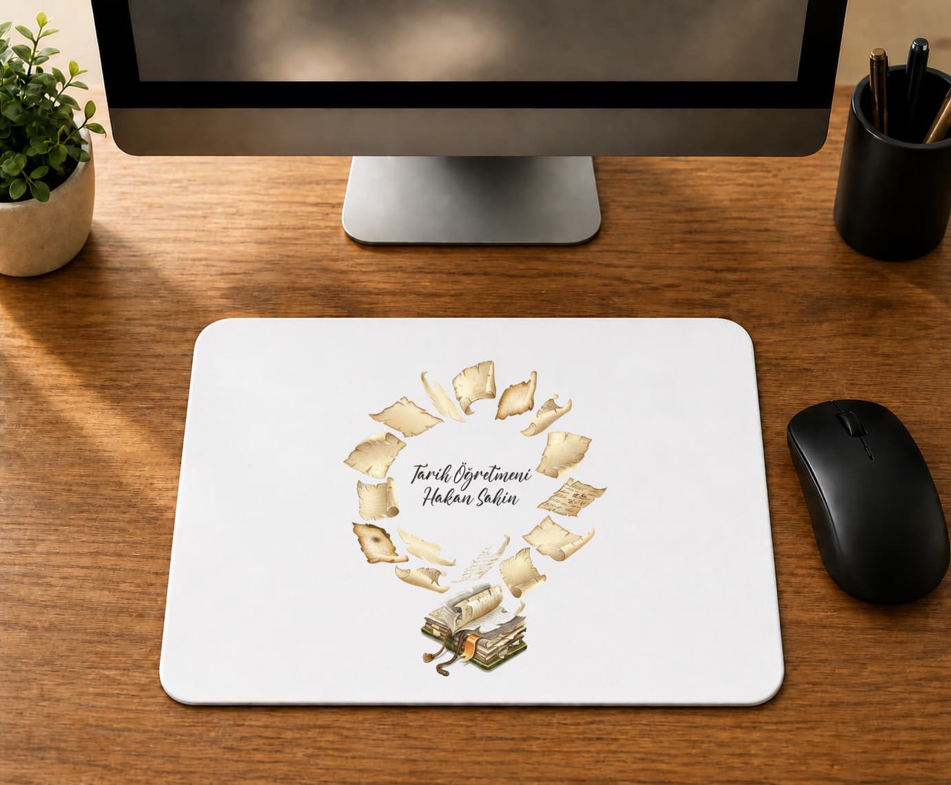 Kişiye Özel Tarih Öğretmeni - BASKILI MOUSE PAD