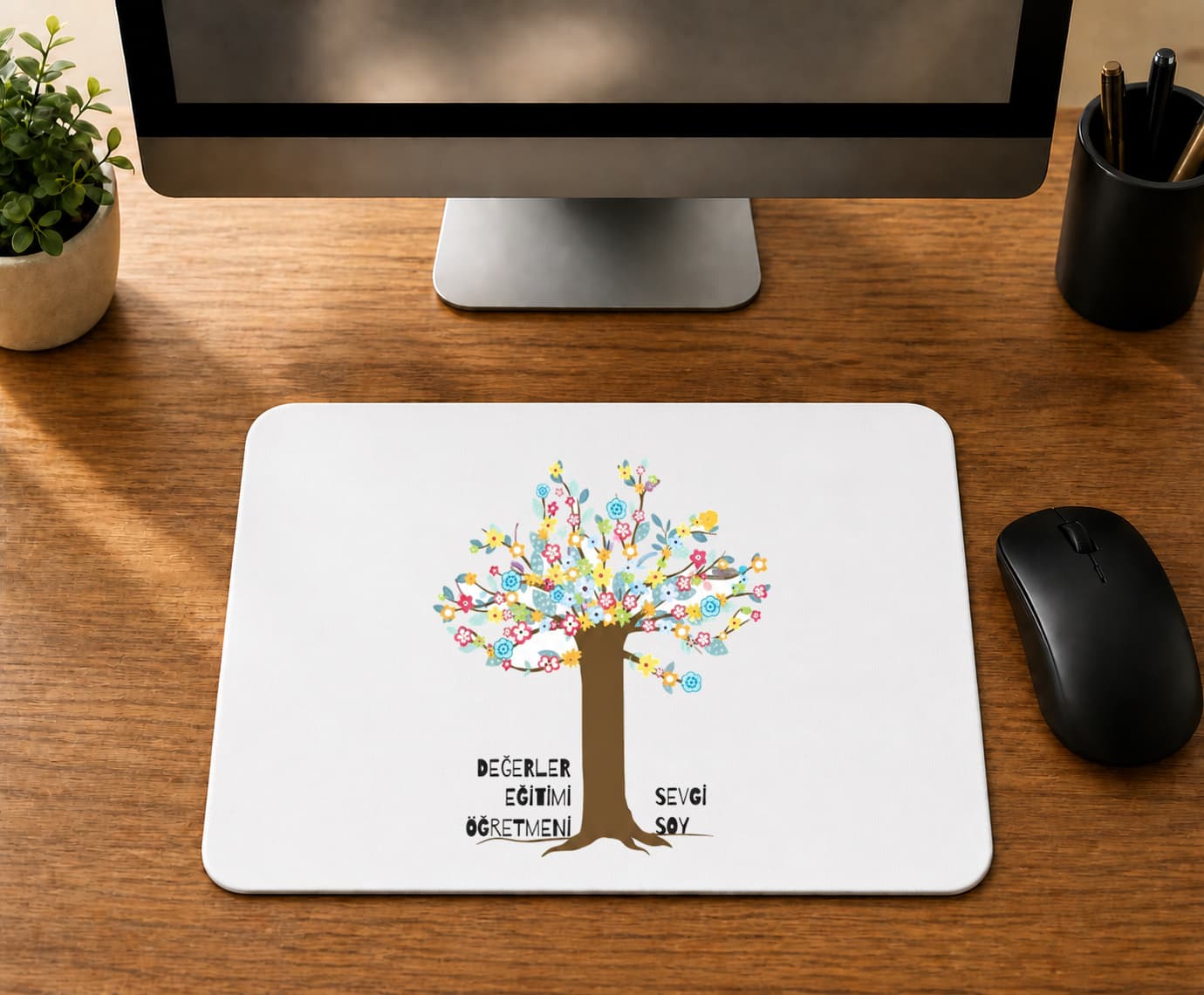 Kişiye Özel Değerler Eğitimi Öğretmeni - BASKILI MOUSE PAD