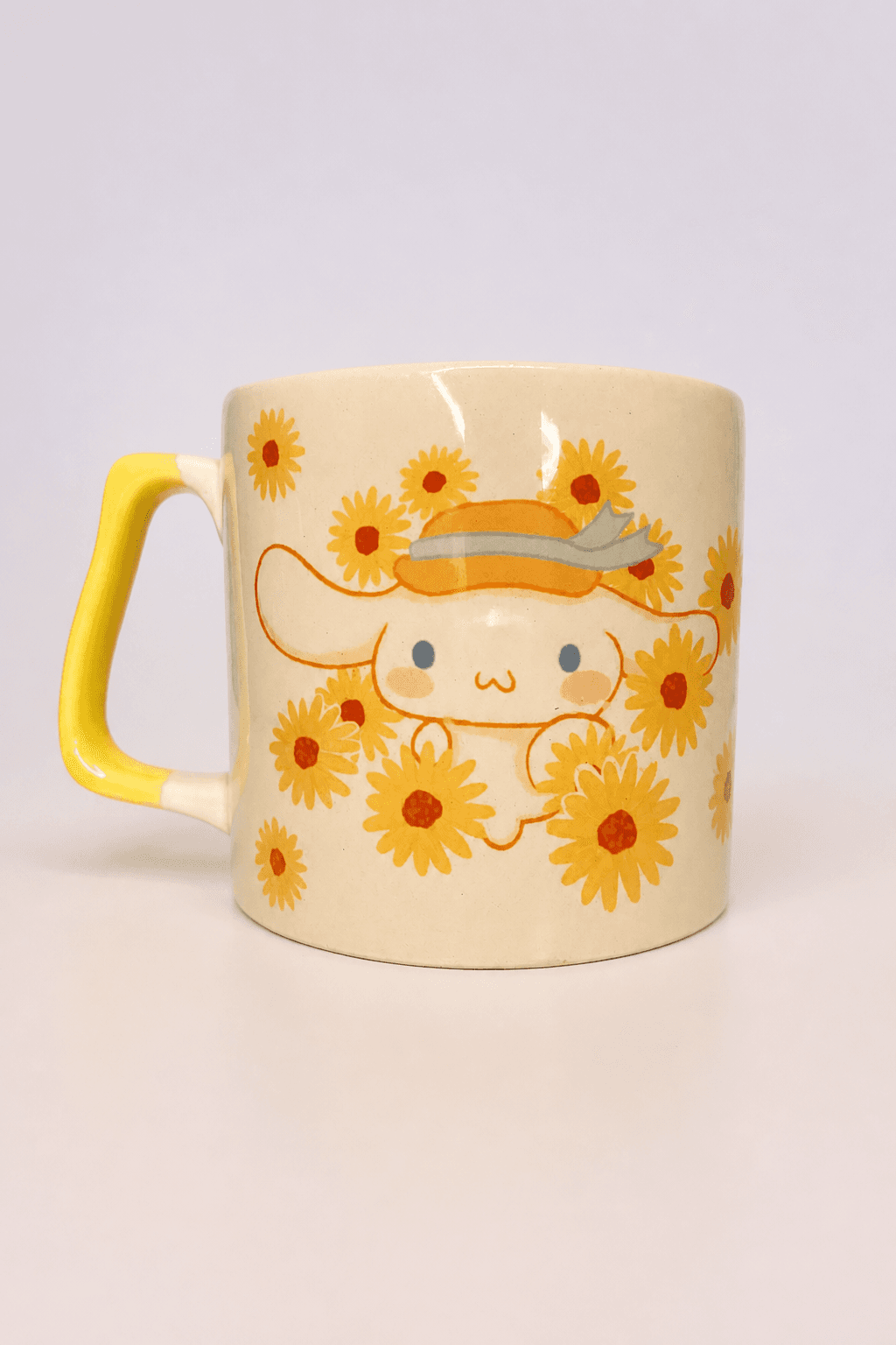 Cinnamoroll Baskılı Sarı Kulplu Prime Kupa