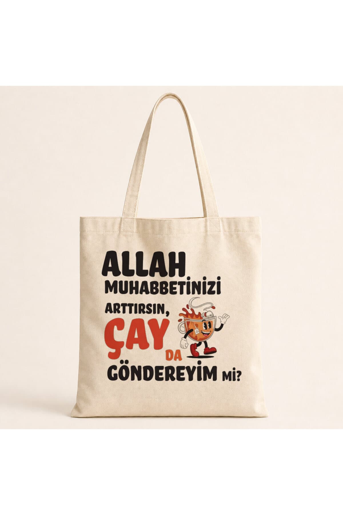 Çay Da Göndereyim Mi Baskılı Bez Çanta