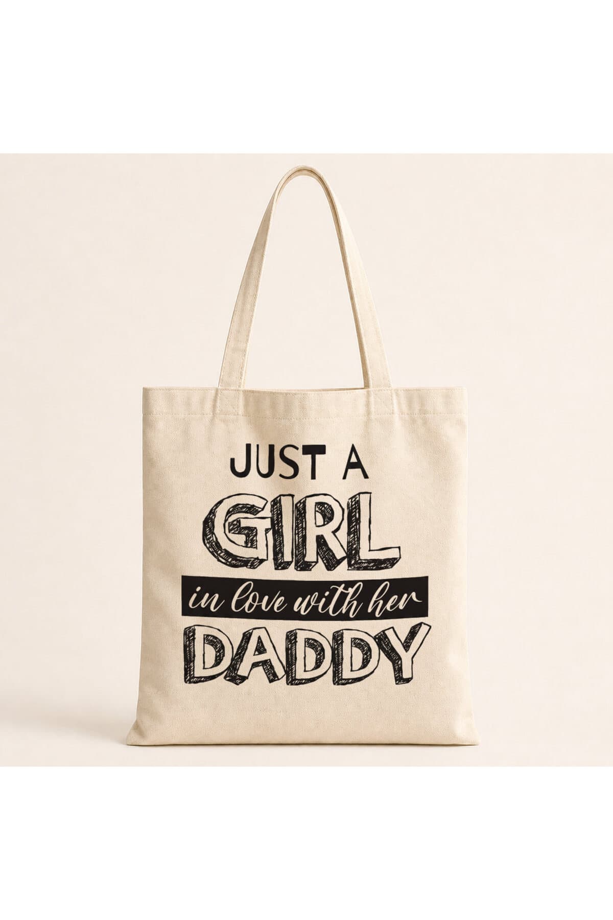 Gril S Daddy Baskılı Bez Çanta