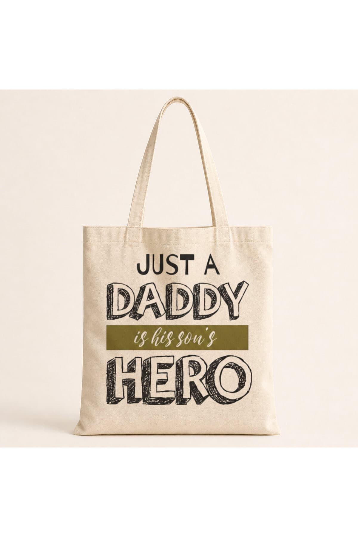 Son S Daddy Baskılı Bez Çanta
