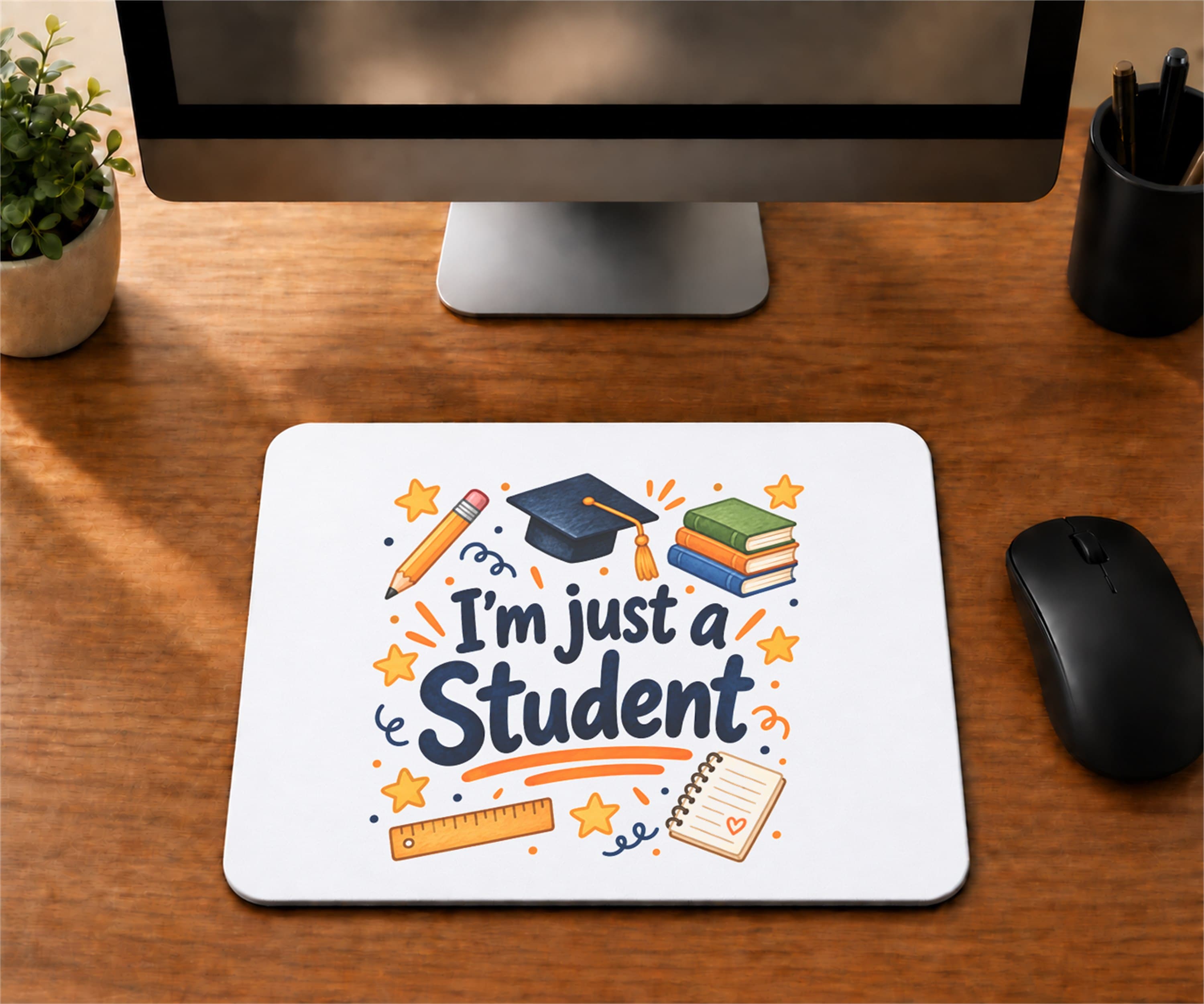 Öğrenci Temalı Baskılı Mousepad - Öğrenciye Hediye Bilgisayar Altlığı