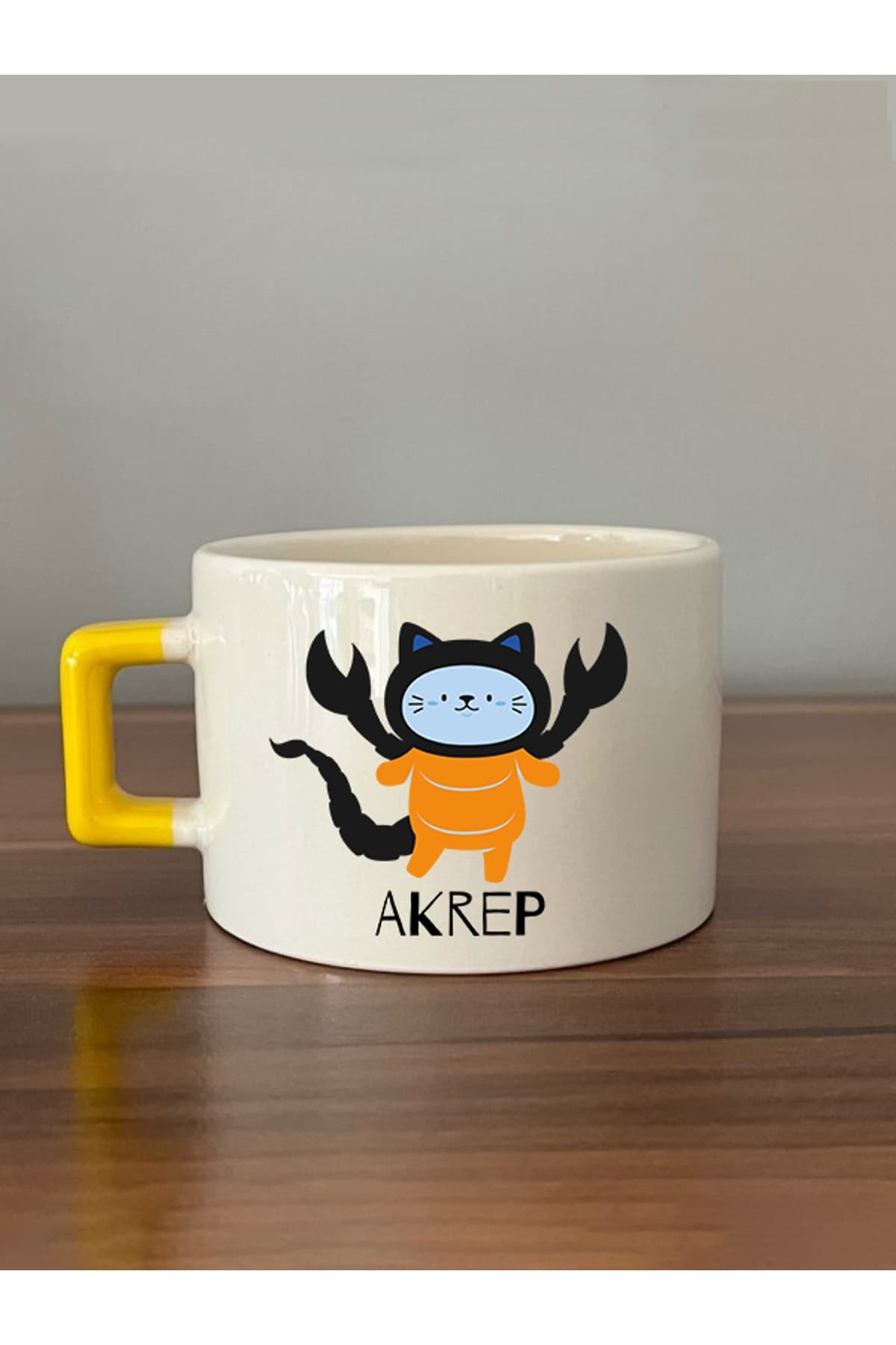 Akrep Burcu ve Onla Alakalı Komik Açıklama Baskılı Kulplu Prime Kupa Bardak Fincan Mug