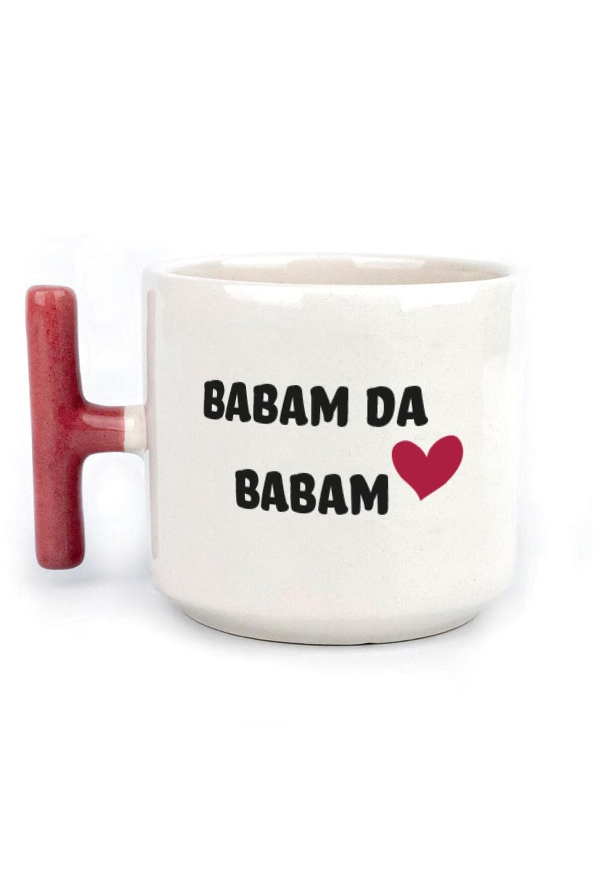Anam Da Anam Baskılı Kulplu T Kupa - Kadınlar Günü Hediyesi Bardak Fincan Mug