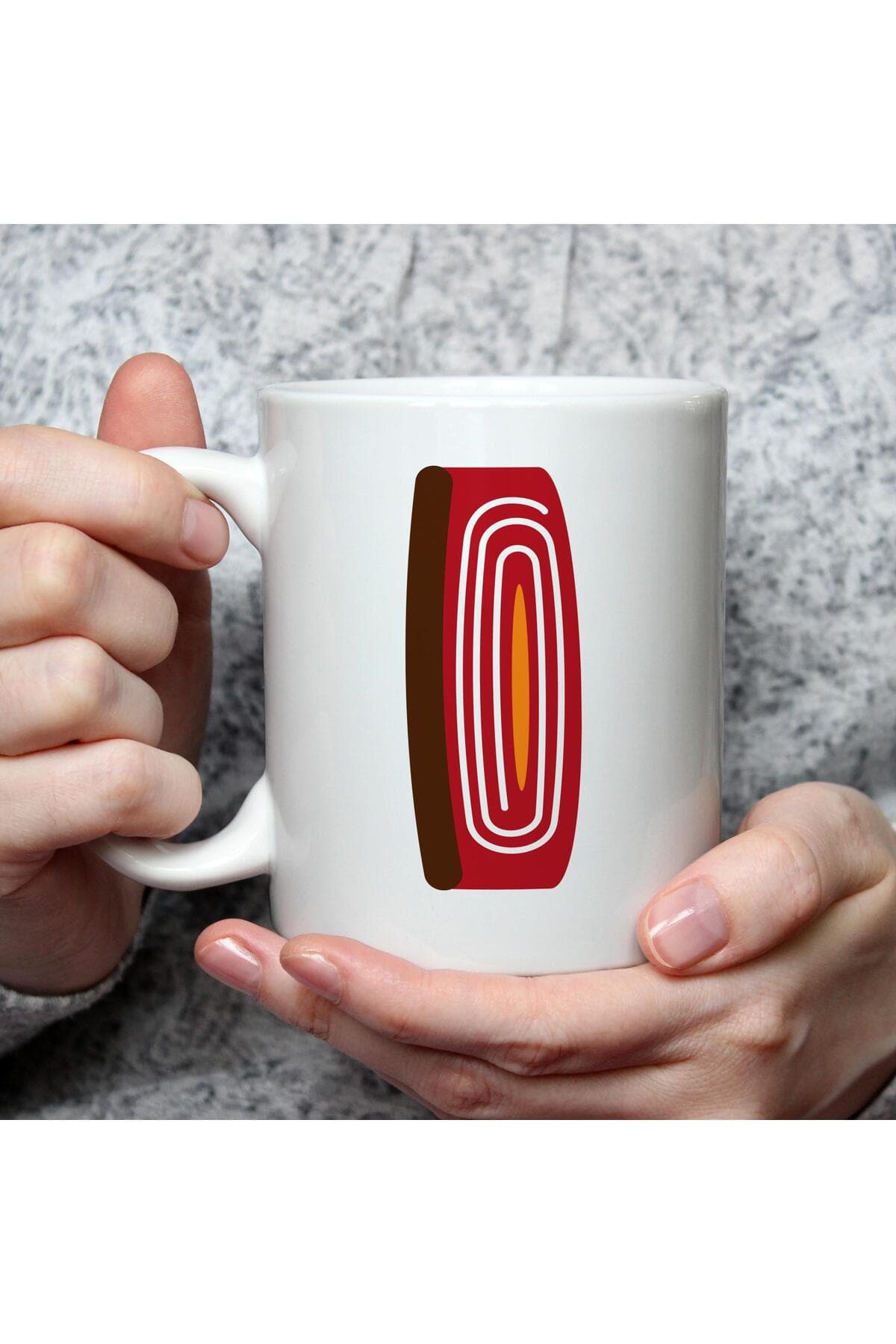 Safari I Harf Baskılı Beyaz Kupa Bardak Fincan Mug