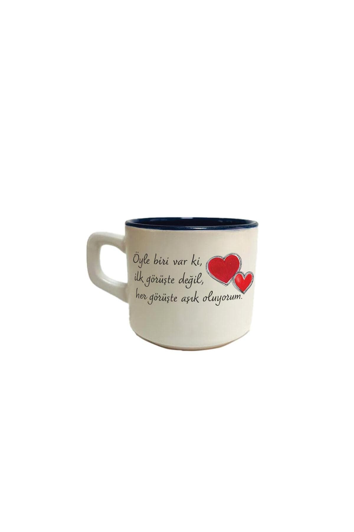 Öyle Biri Var Ki Baskılı Siyah İçi Renkli Venüs Kupa Bardak Fincan Mug