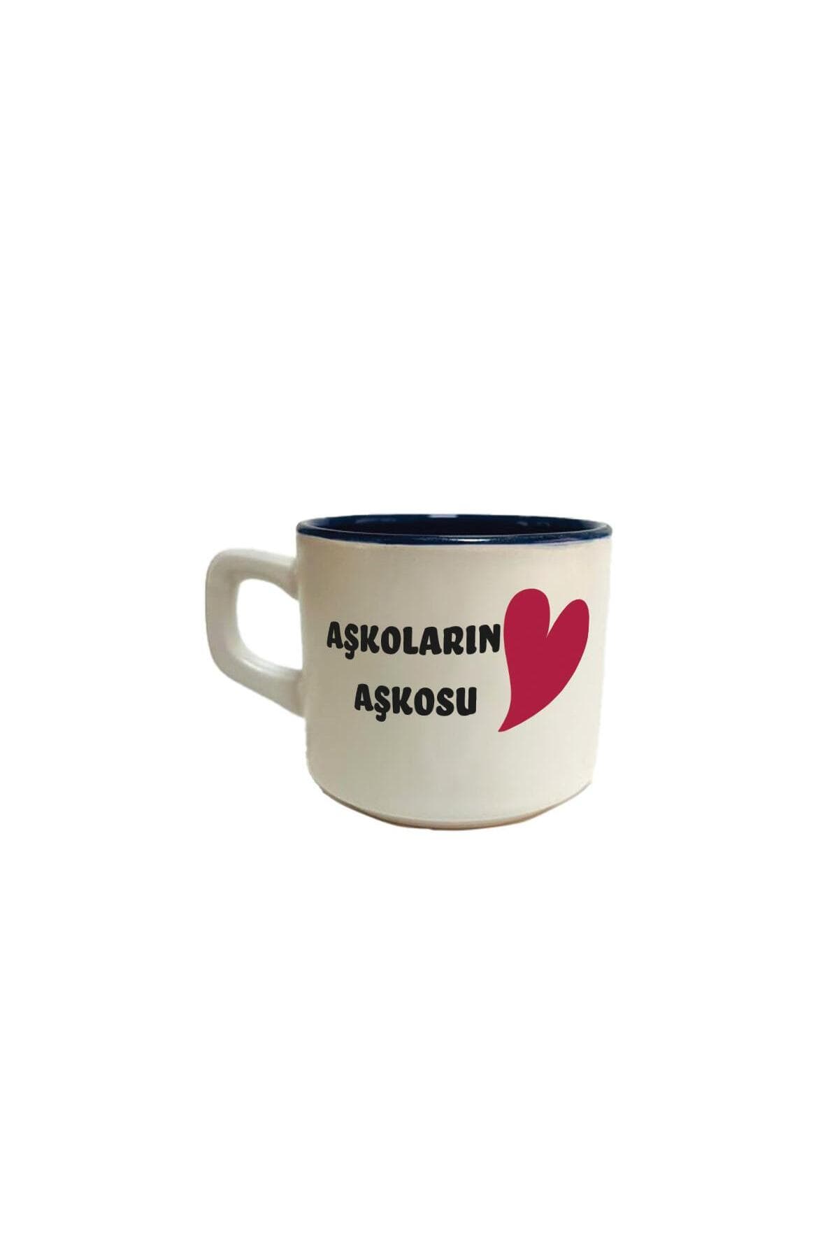 Aşkoların Aşkosu Baskılı İçi Renkli Venüs Kupa - Sevgililer Günü Hediyesi Bardak Fincan Mug